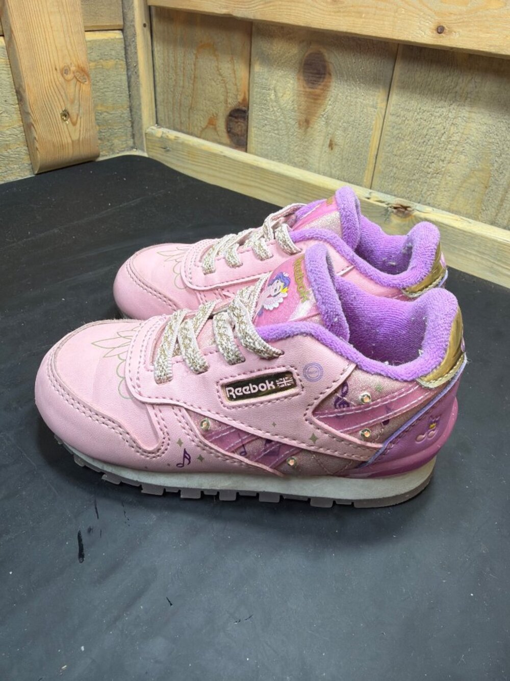 Reebok My Little Pony Pipp Petals Pink Sneakers Toddler Girls Size 7 Shoes Cute! - Picture 4 of 9
